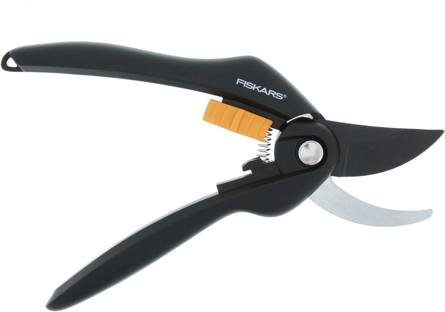 Detalle de Fiskars Bypass-Gartenschere P26 – 20 cm, Antihaftbeschichtet, für frische Äste bis Ø 2,2 cm