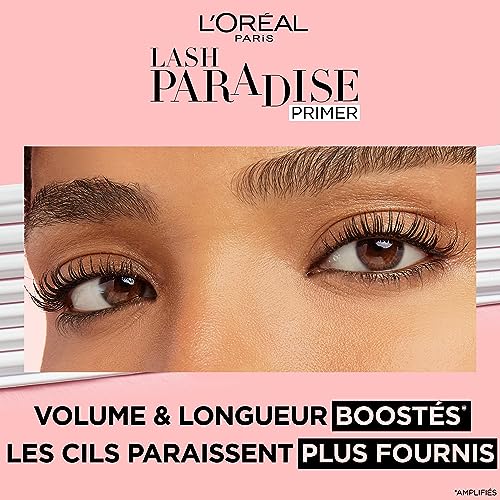 Detalle de L’Oréal Paris Lash Paradise Base Mascara Cils Fortifiés 6 ml – Base soin pour un effet boost