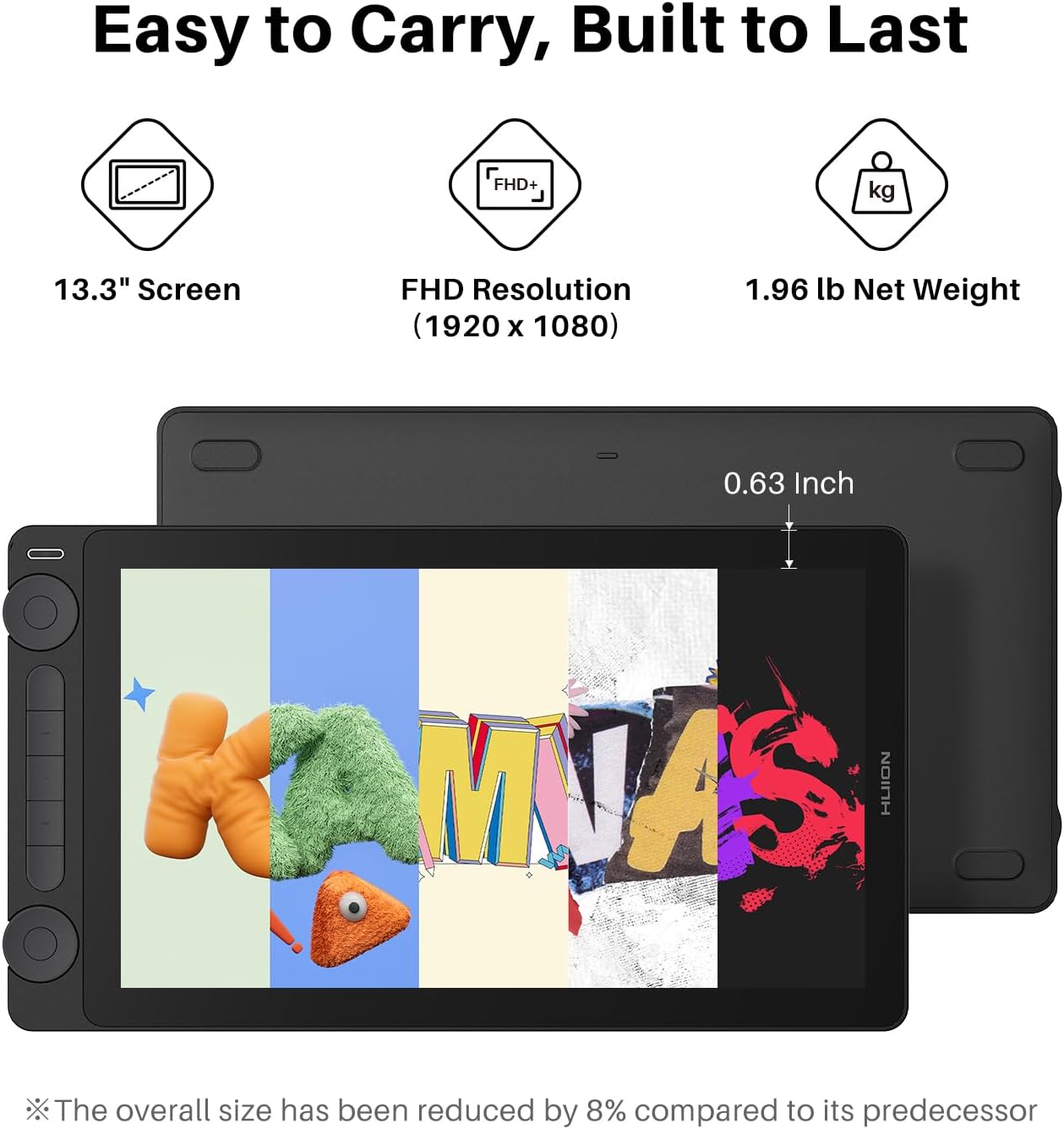 Thumbnail 5 de HUION Kamvas 13 Gen 3 13.3-inch Drawing Tablet