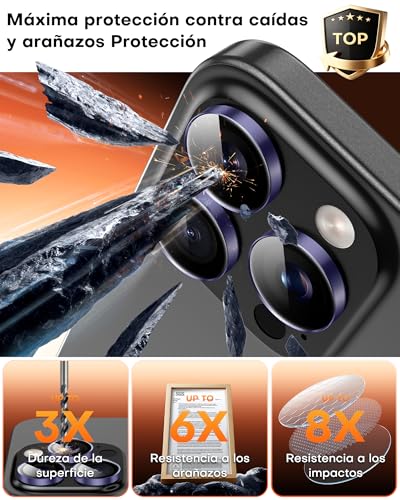 Detalle 2 de TOCOL Protection d'objectif iPhone 15 Pro Max