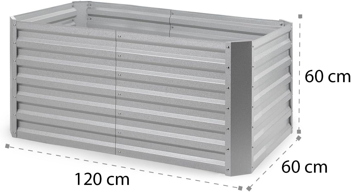 Thumbnail 6 de blumfeldt High Grow Straight odlingslåda i galvaniserat stål, 432 liter