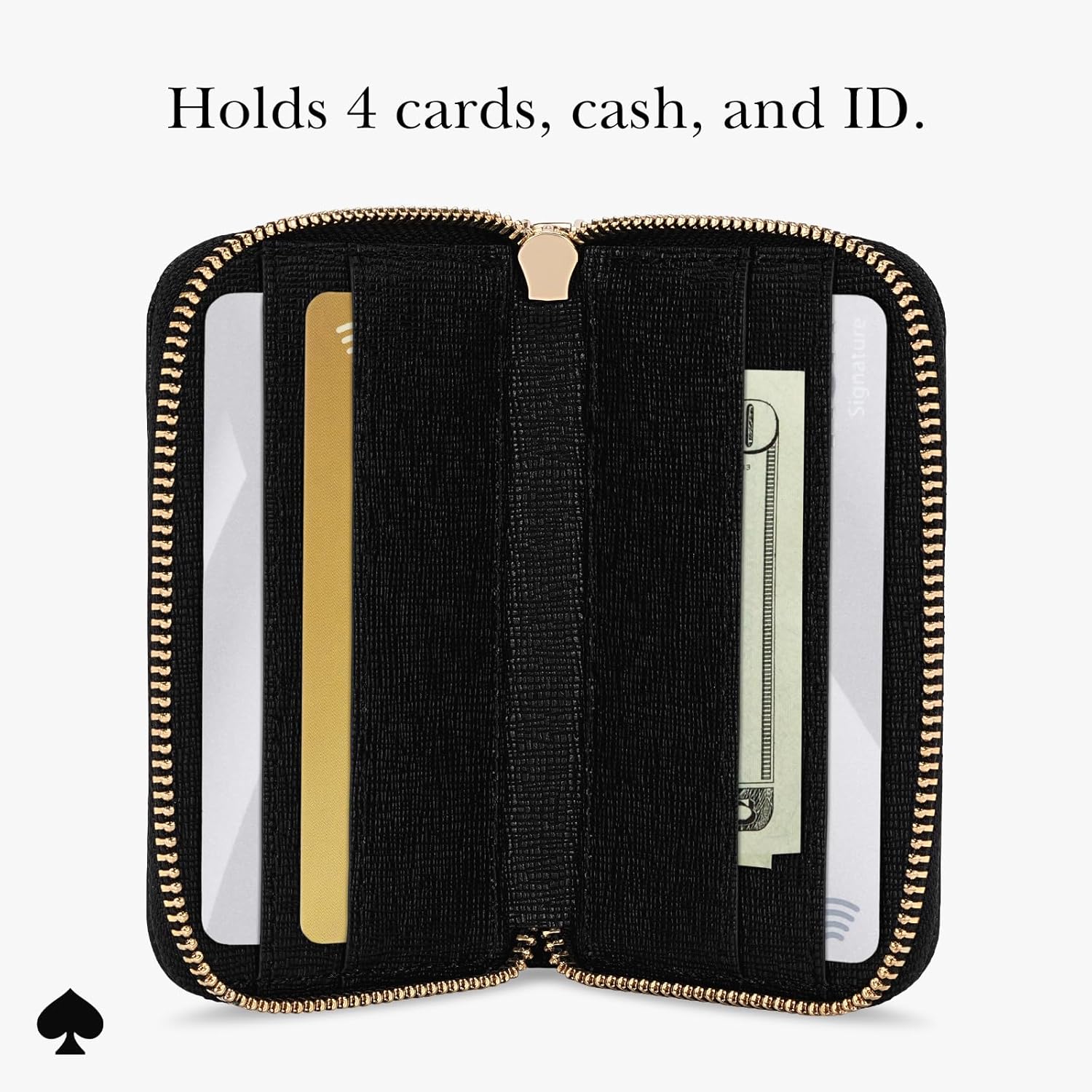 Thumbnail 3 de Kate Spade Devin Zip Magnetic Wallet, 4 cards