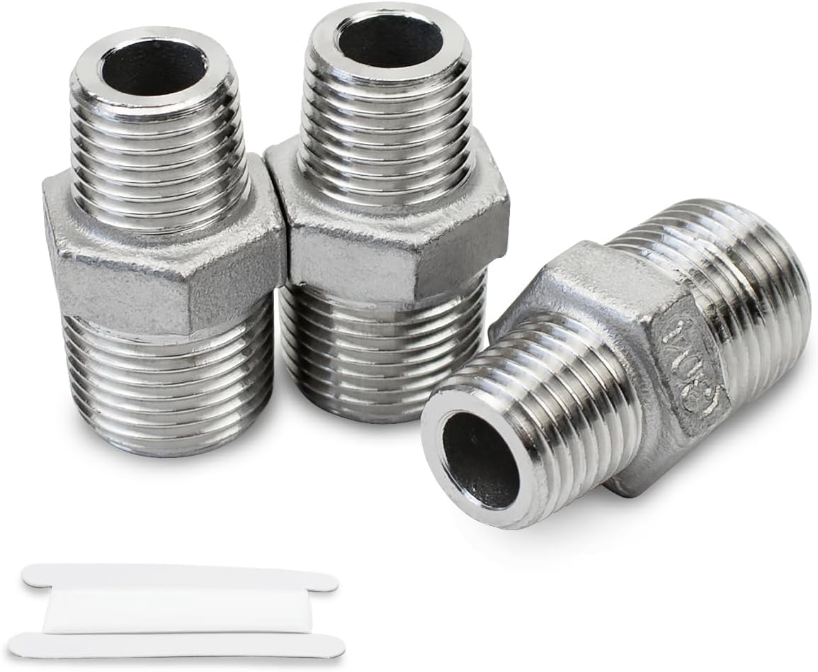 Edelstahl Reduzierverbinder BSP 3/8 auf 1/2