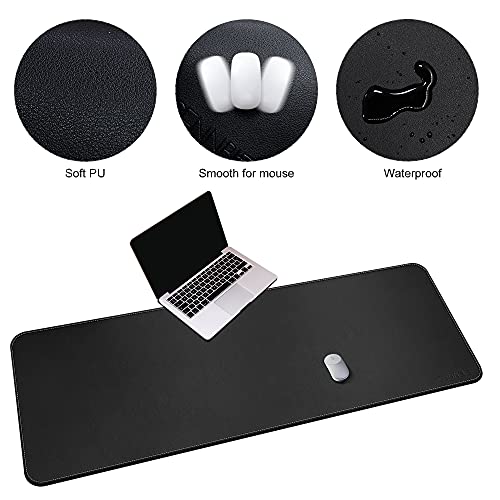 Thumbnail 2 de CENNBIE Sous-mains Bureau 170x60cm, tapis de bureau en cuir synthétique 📝