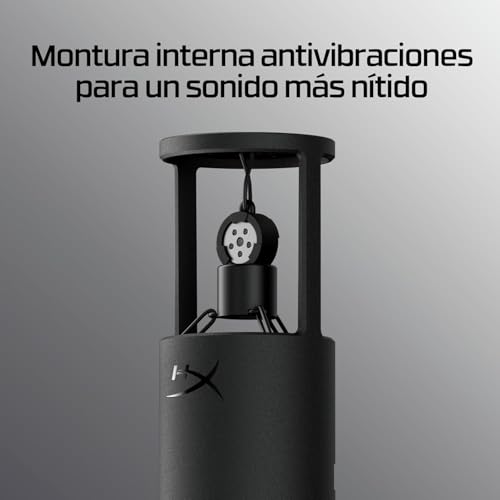 Thumbnail 7 de HyperX Solocast 2: micrófono USB cardioide para streaming y podcast en negro