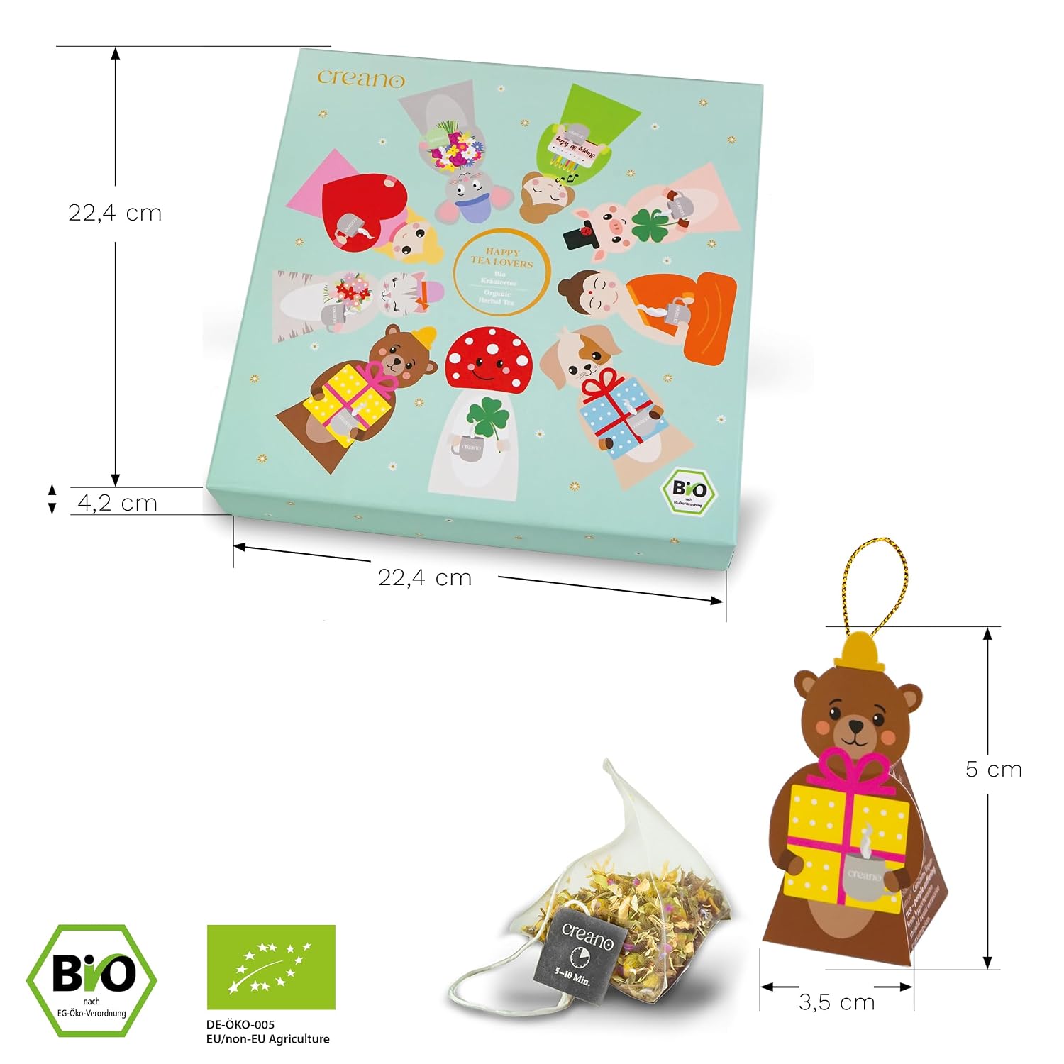 Thumbnail 2 de Creano Tea Lovers 22,5g Bio Kräutertee 🍵