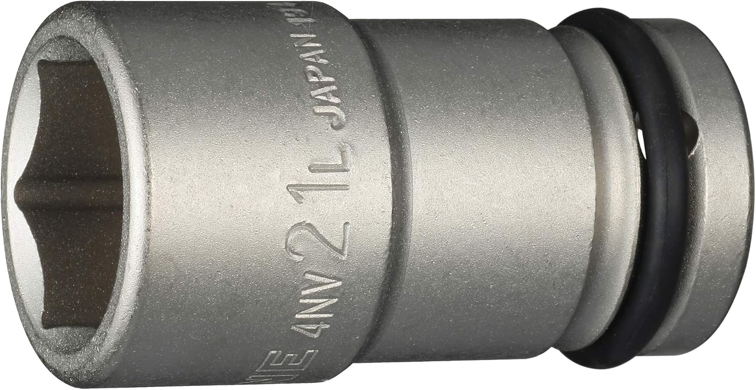 Detalle de トネ 4NV-21L インパクト用ロングソケット 21mm・差込角12.7mm