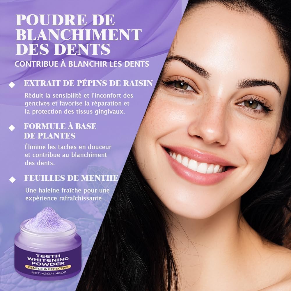 Thumbnail 6 de Blanchiment Dentaire Professionnel en Poudre – Taches Café/Thé/Vin, Sourire Éclatant et Haleine Fraîche