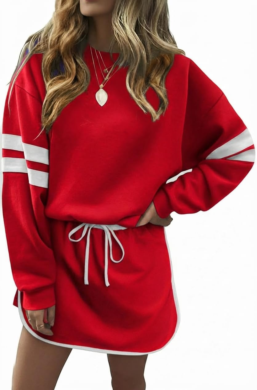 Thumbnail 6 de Opemiby Women's Two-Piece Skort Set with Drawstring Waist
