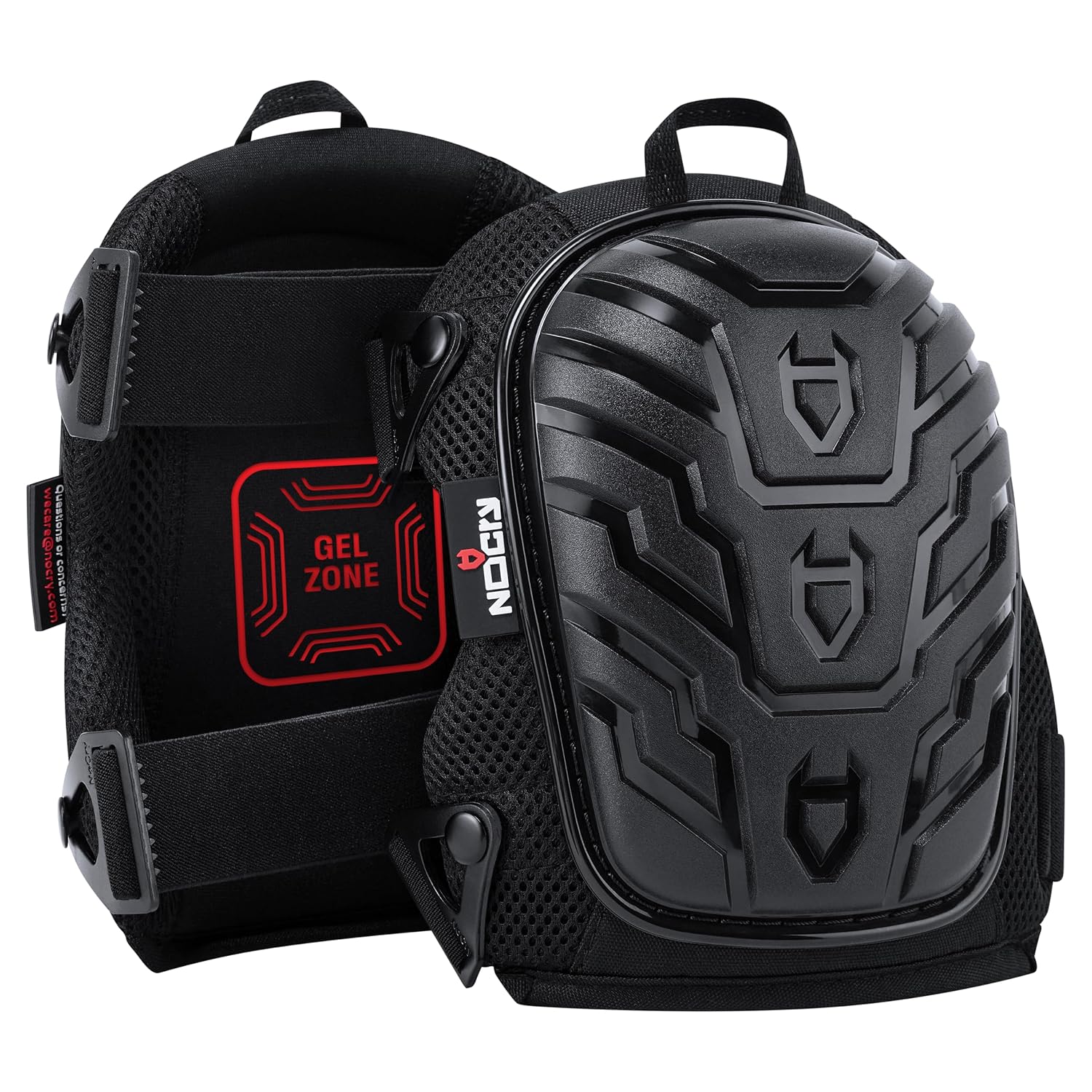 Detalle de NoCry NC-PKP-V1B Construction Knee Pads with EVA Foam and Hard Cap