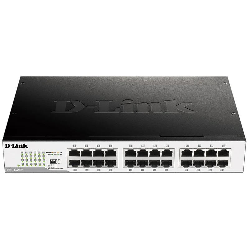 Detalle de D-Link DGS-1024D Switch 24 puertos Gigabit 📡