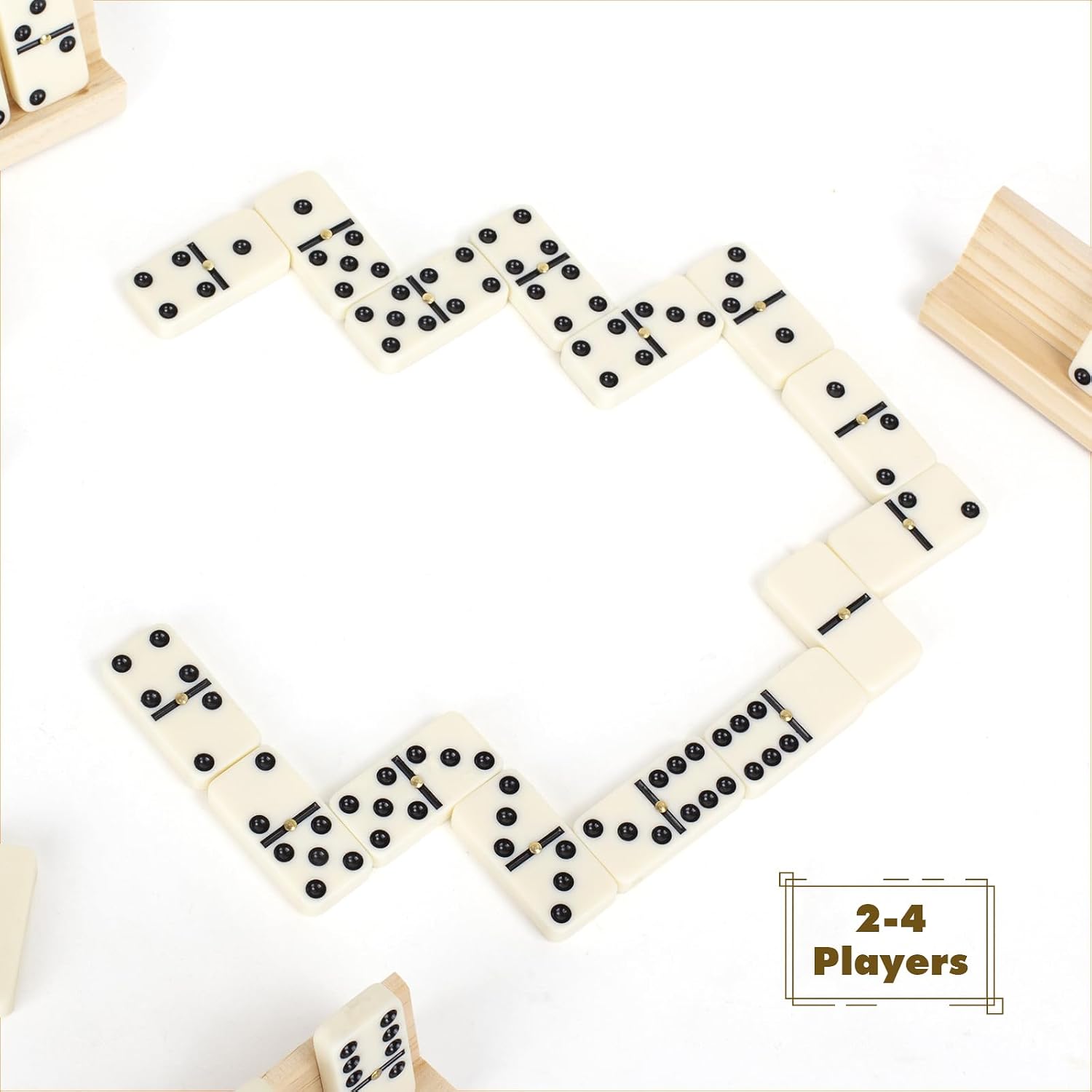 Thumbnail 4 de LOVITERRA Double 6 Dominoes Set 28 tiles 🎲