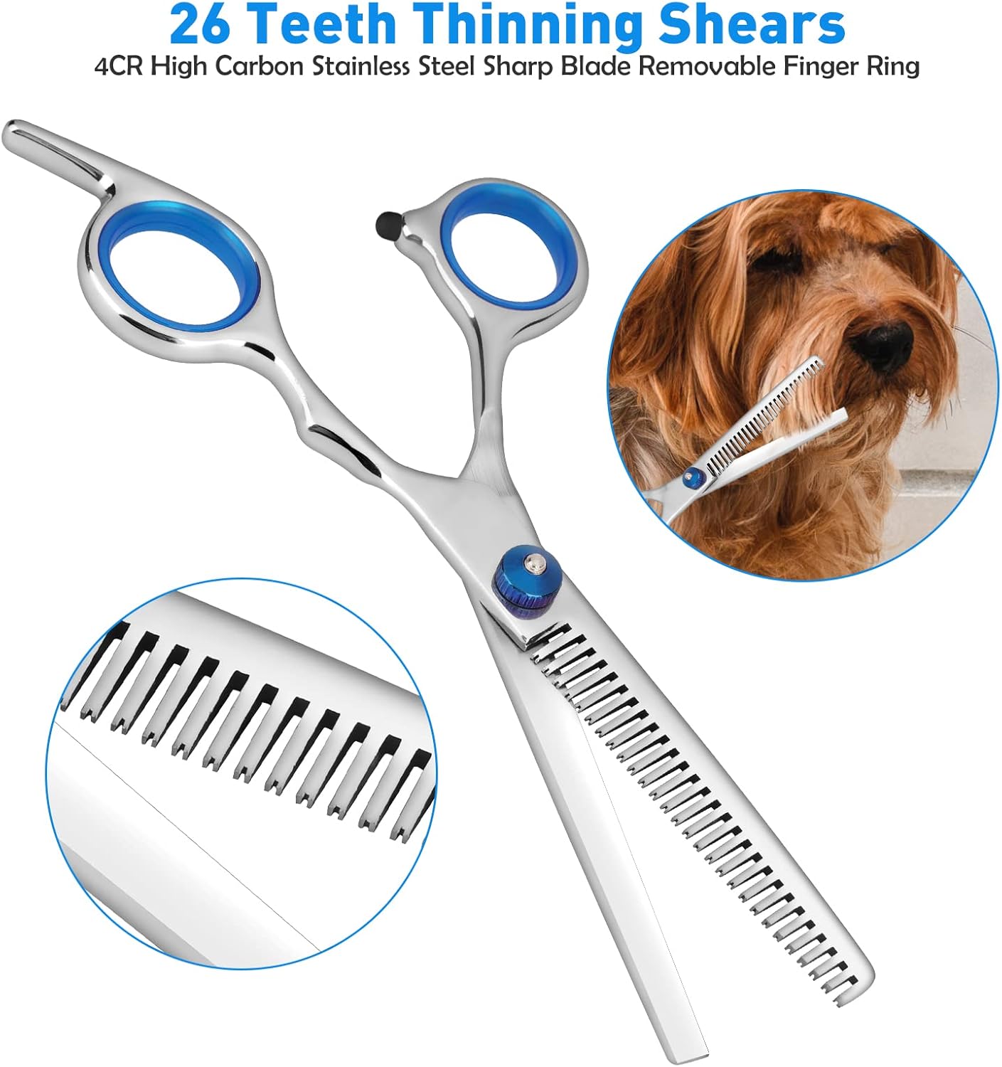 Thumbnail 6 de Bubuxy Pet Grooming Scissors set of 2 ✂