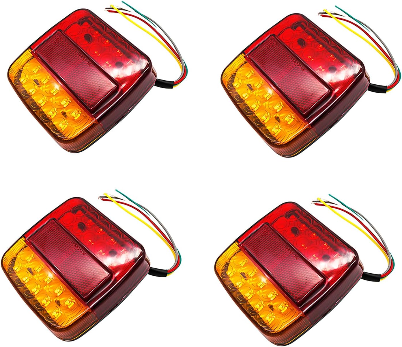 Thumbnail 6 de COZHYESS 4 Pcs LED Trailer Lights – 12V Universal Tail Lights for RVs, Trucks and Caravans