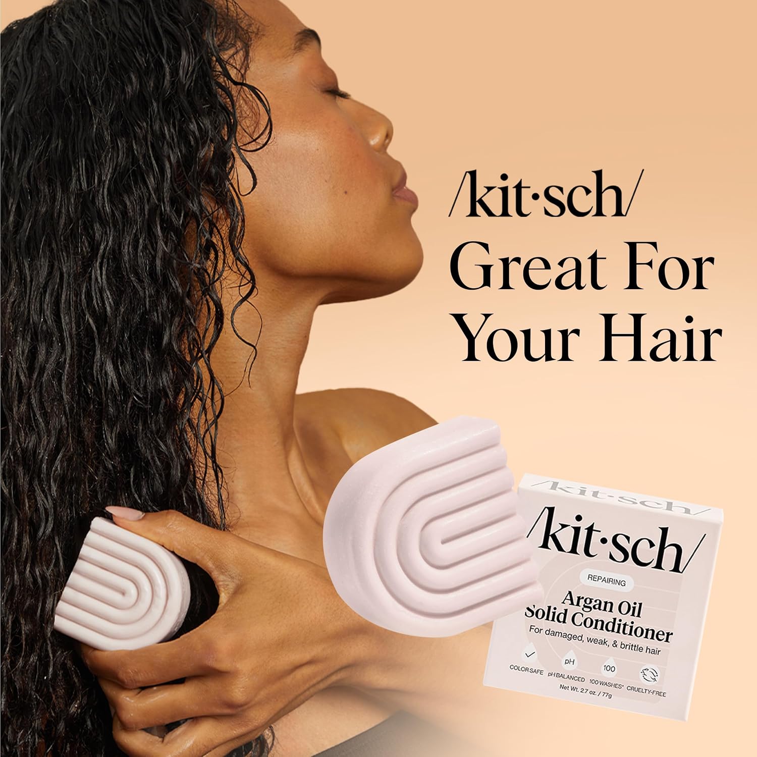 Thumbnail 6 de Kitsch Argan Oil Conditioner Bar, 2.7 oz, Silicone-, Sulfate- and Paraben-Free