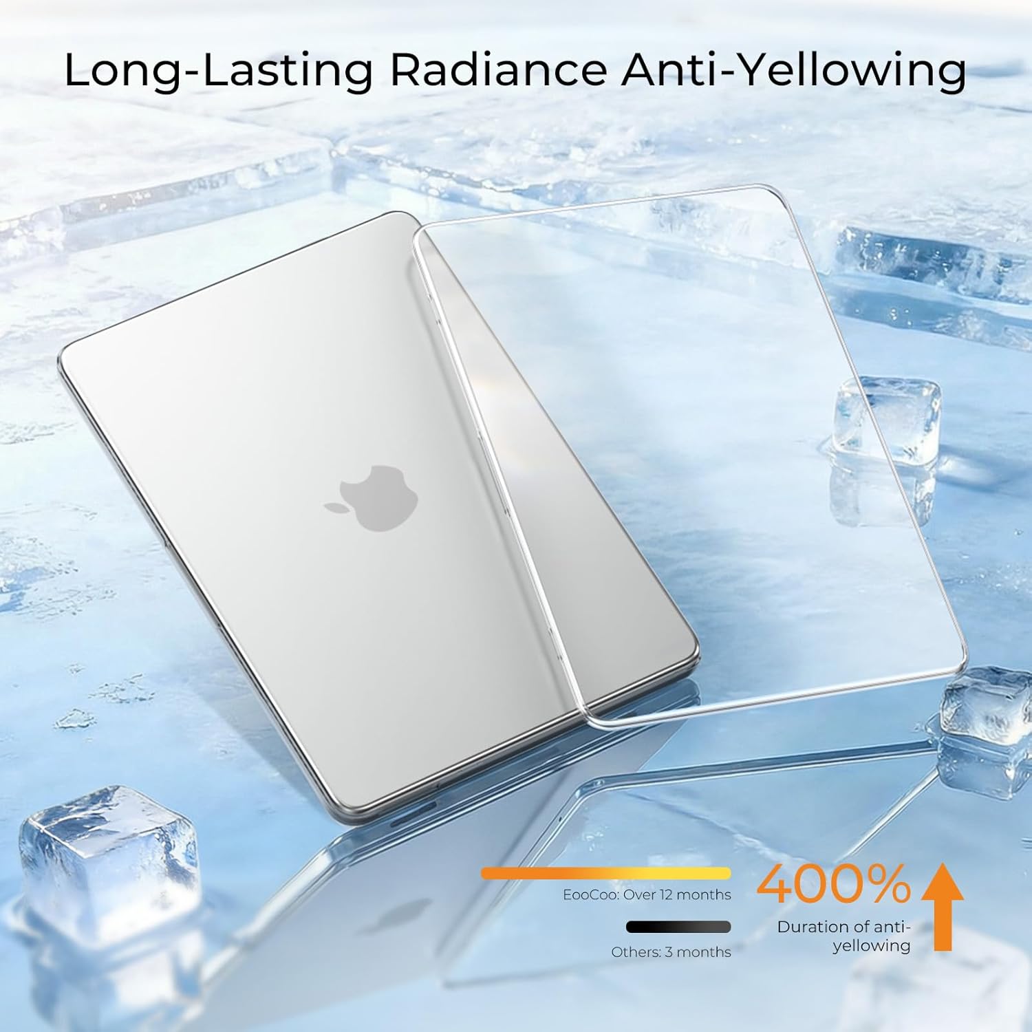 Thumbnail 3 de EooCoo Transparent MacBook Neo Case 13 inch (2026) for A3404 with A18 Pro Chip – Crystal Clear Protective Shell