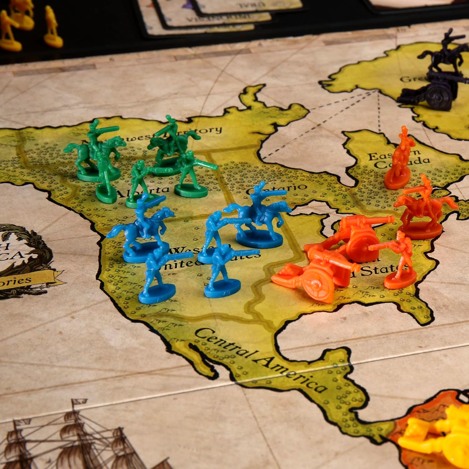 Detalle de Risk version française – Jeu de société stratégique et immersif (dès 10 ans, 2 à 5 joueurs)