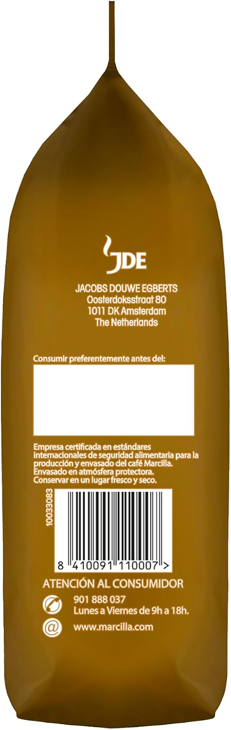 Detalle de Marcilla Gran Aroma Café en Grano 500g