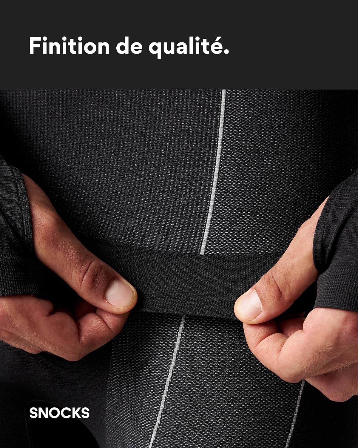 Thumbnail 3 de Snocks Ensemble thermique homme S-3XL pour ski