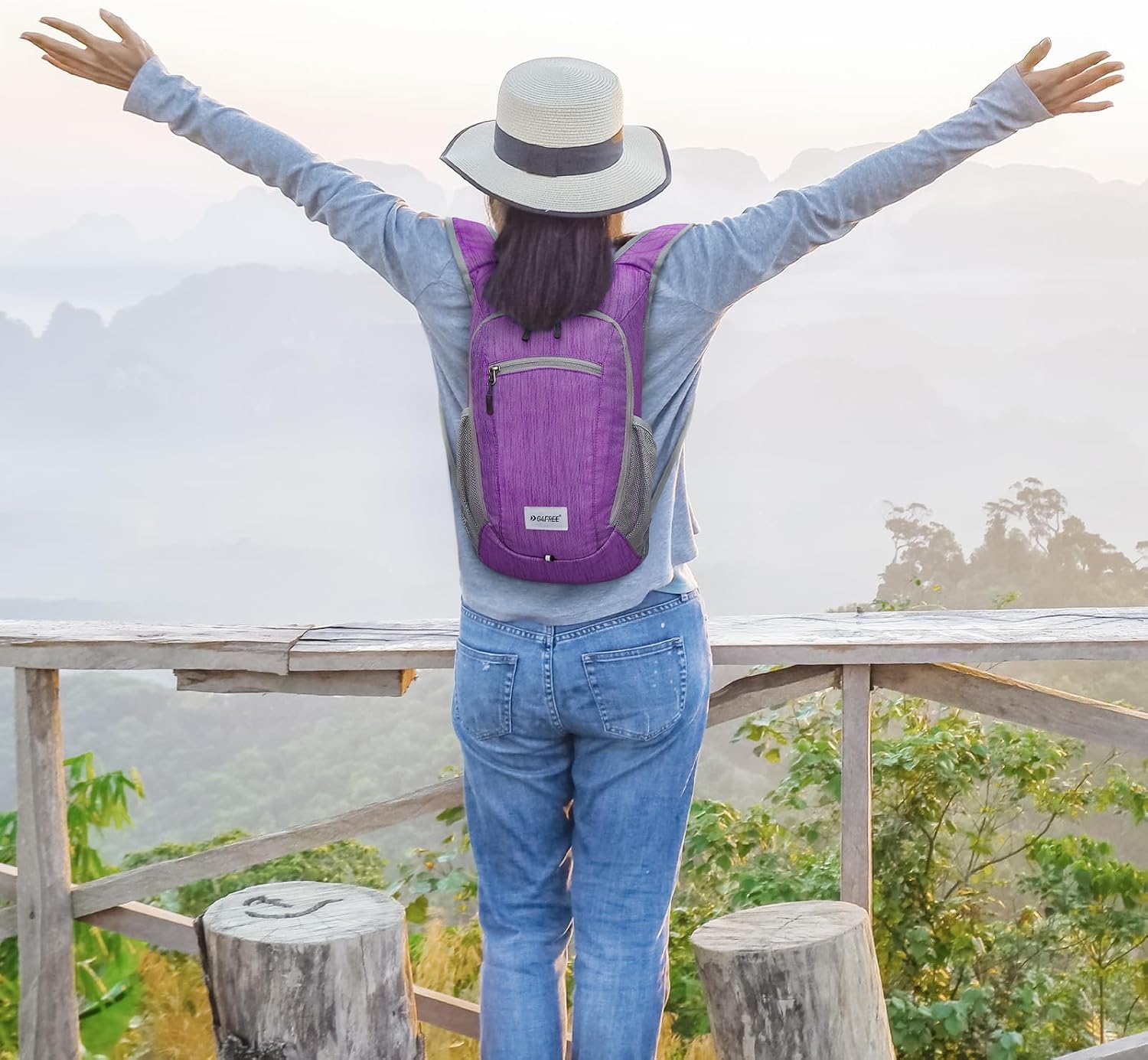 Thumbnail 5 de G4Free 10L/15L Lightweight Foldable Hiking Backpack