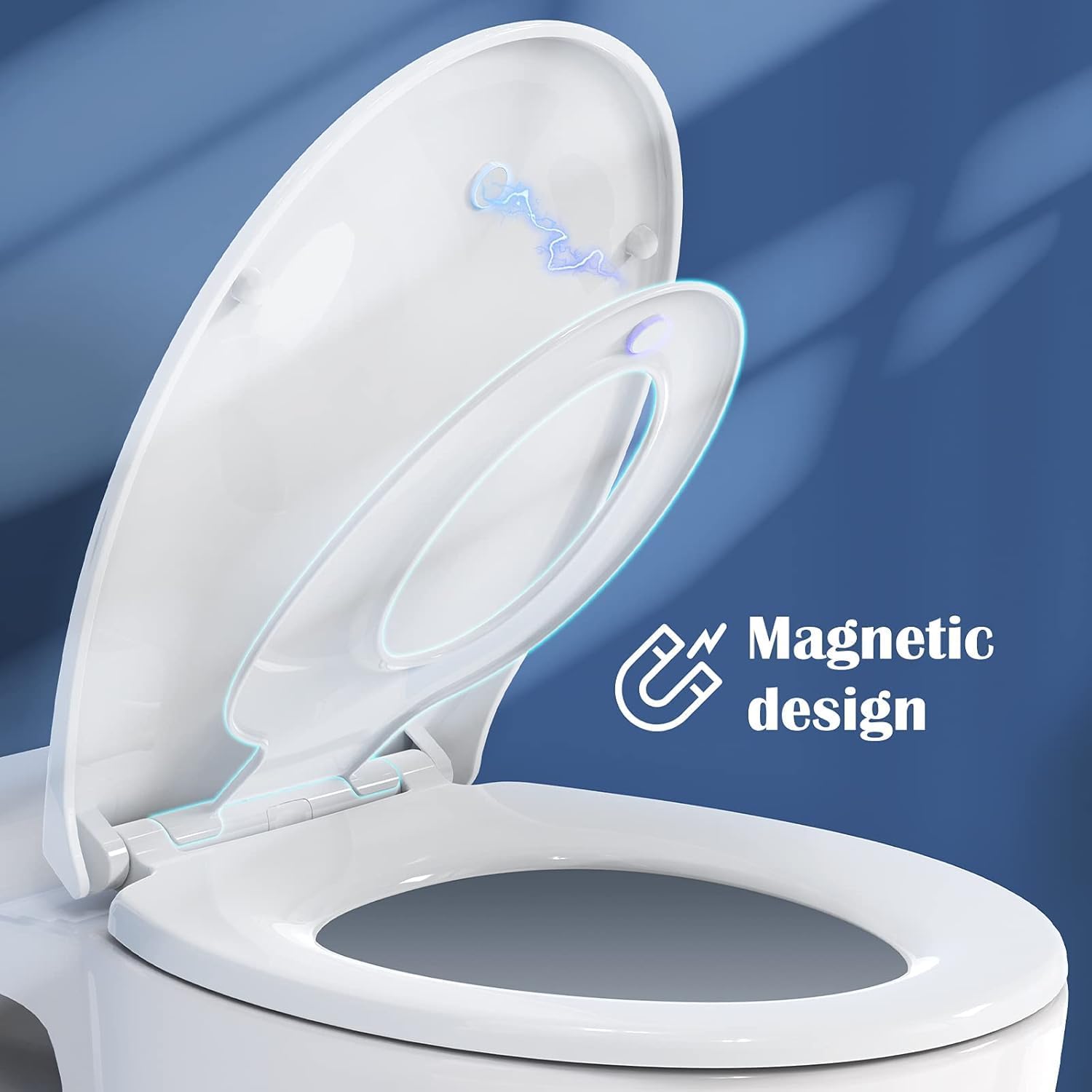 Detalle 2 de STOREMIC Soft Close Toilet Seat 44.7 cm