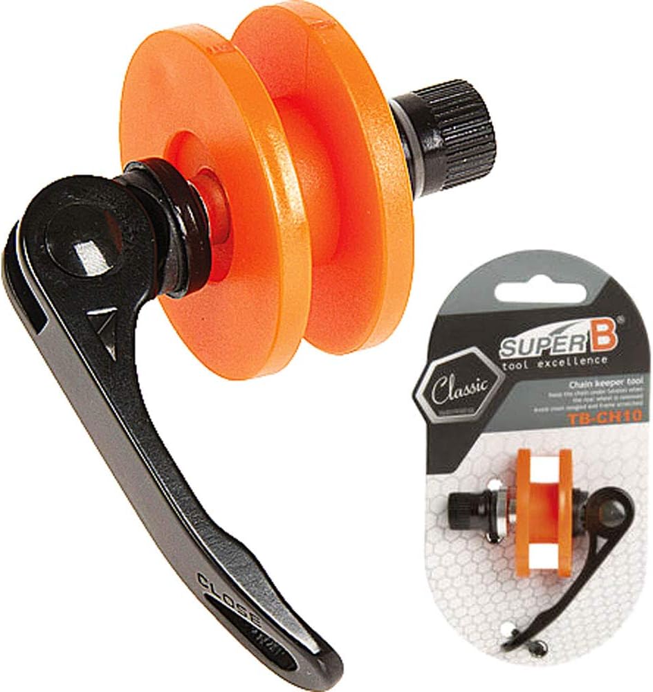 Thumbnail 1 de Super B kedjehållare för cykel, kort modell för 9/10 mm axel