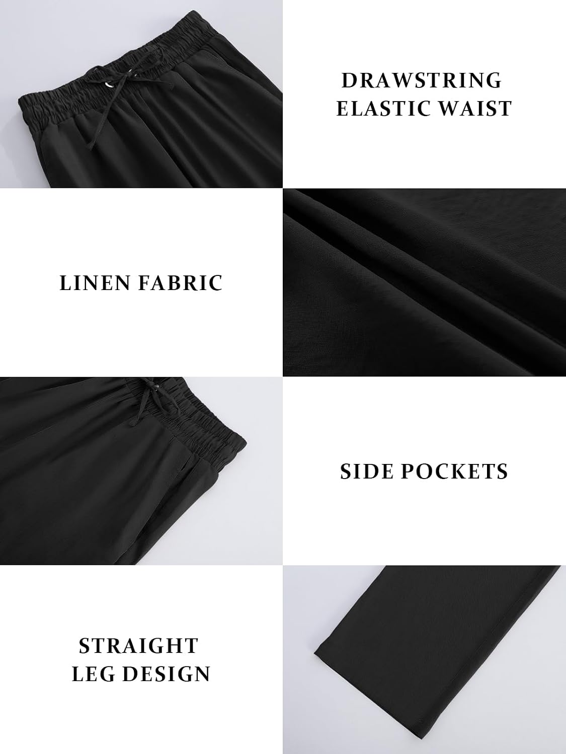 Detalle 2 de JEKAOYI Women's Pants in Linen Blend