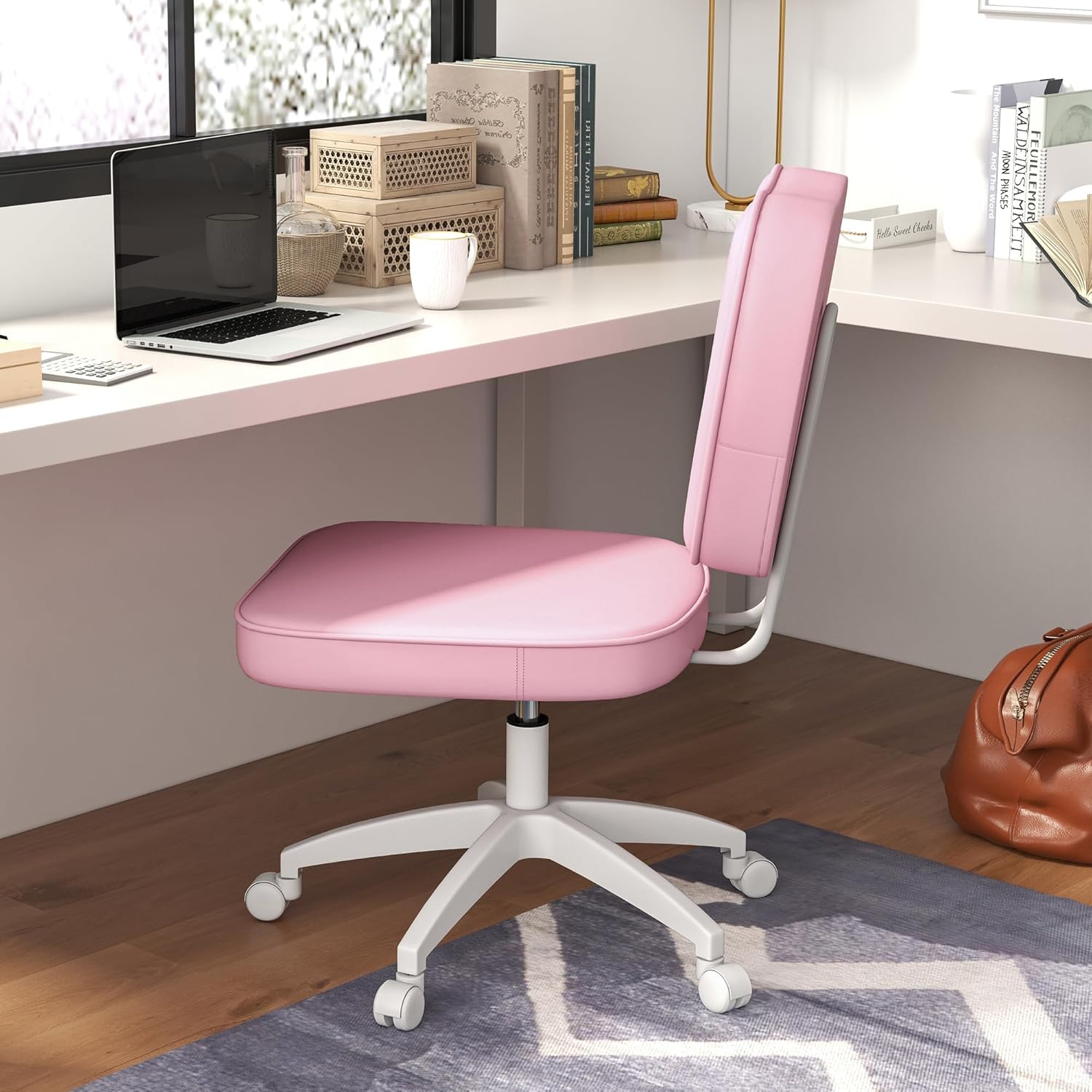 Thumbnail 1 de Vinsetto Silla Escritorio Rosa 120 kg