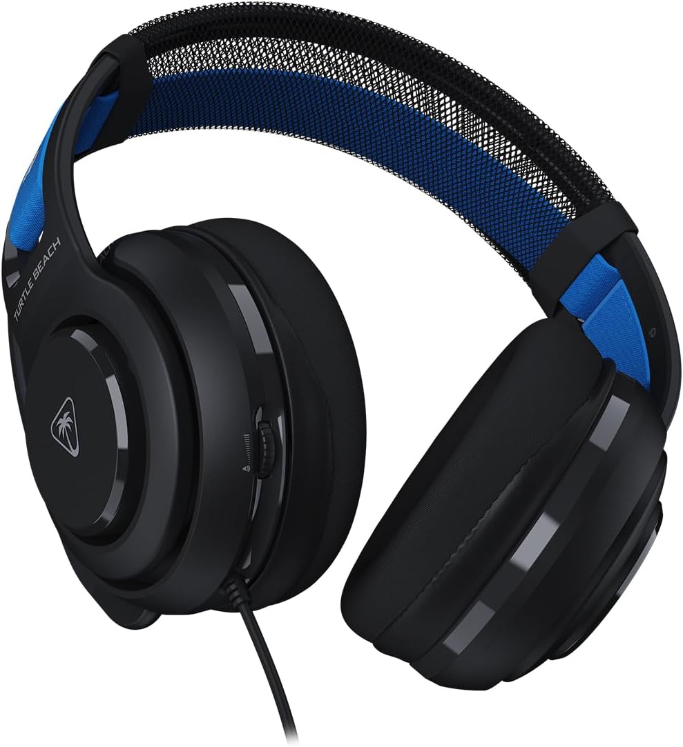Detalle de Turtle Beach Atlas 200 cuffie da gioco cablate nere per PlayStation con driver Nanoclear da 50 mm