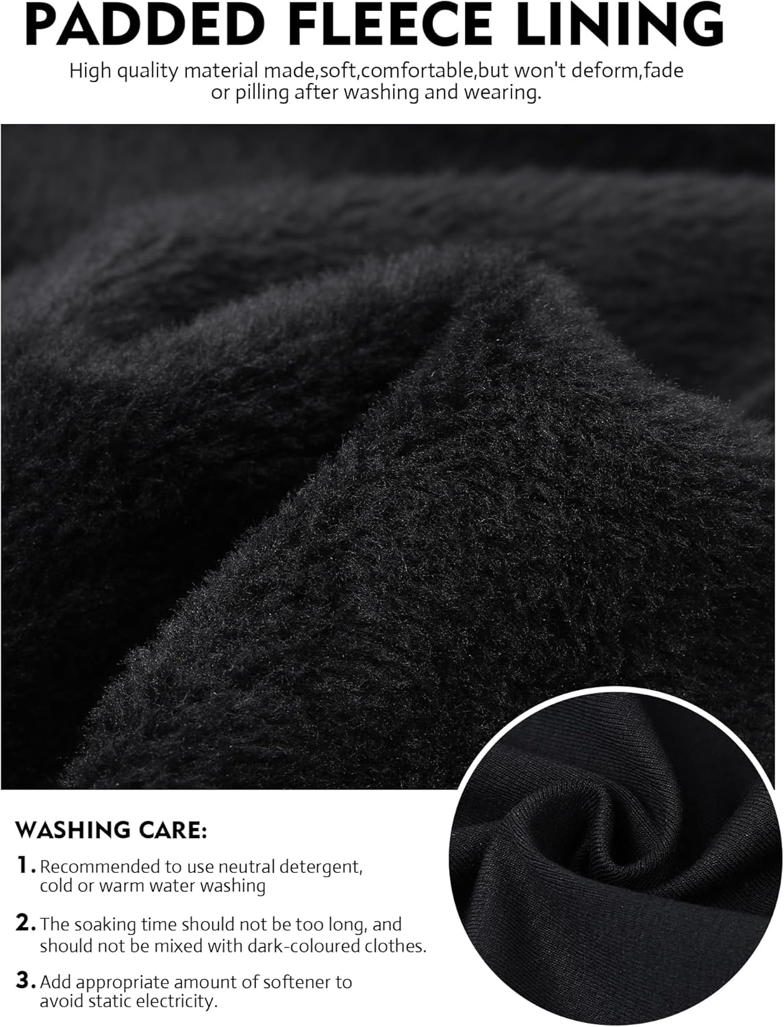 Detalle 2 de Bezioner Ballett Wickeljacke mit Fleece – Langarm, für Mädchen und Damen
