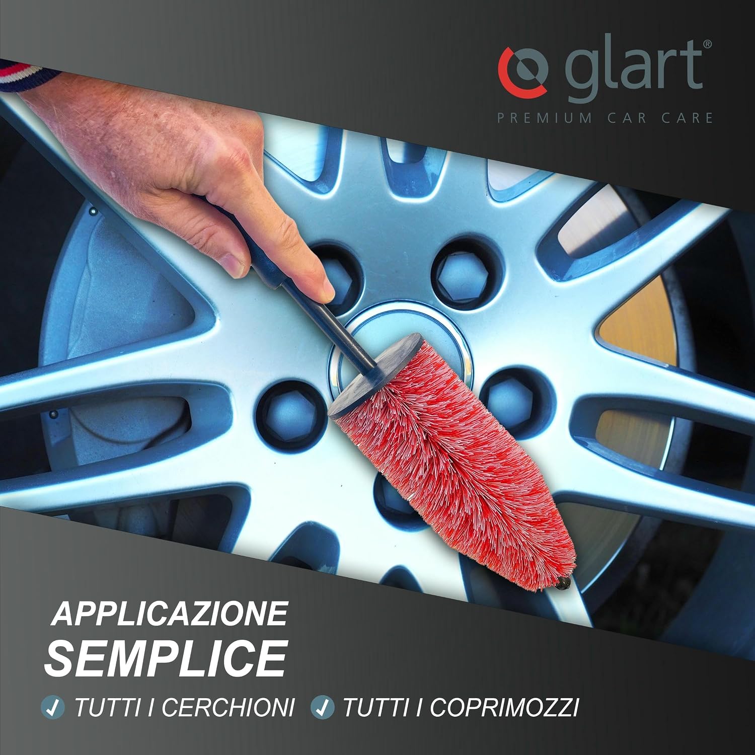 Detalle de Glart 44FB spazzola per cerchi 🧽