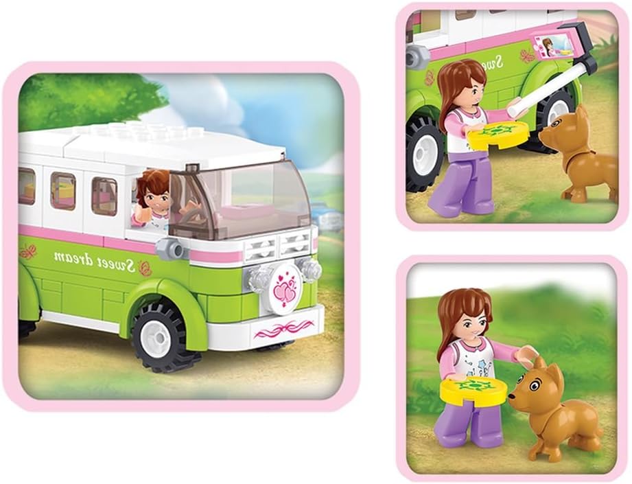 Thumbnail 1 de Campingbus (158 Teile) [M38-B0523] – Klemmbausteine City‑Set mit Spielfigur