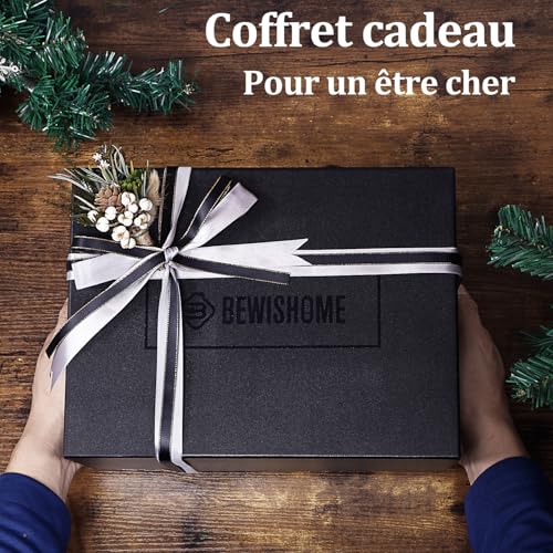 Detalle de BEWISHOME Boite à Montre Organisateur 20 Emplacements – Blanc