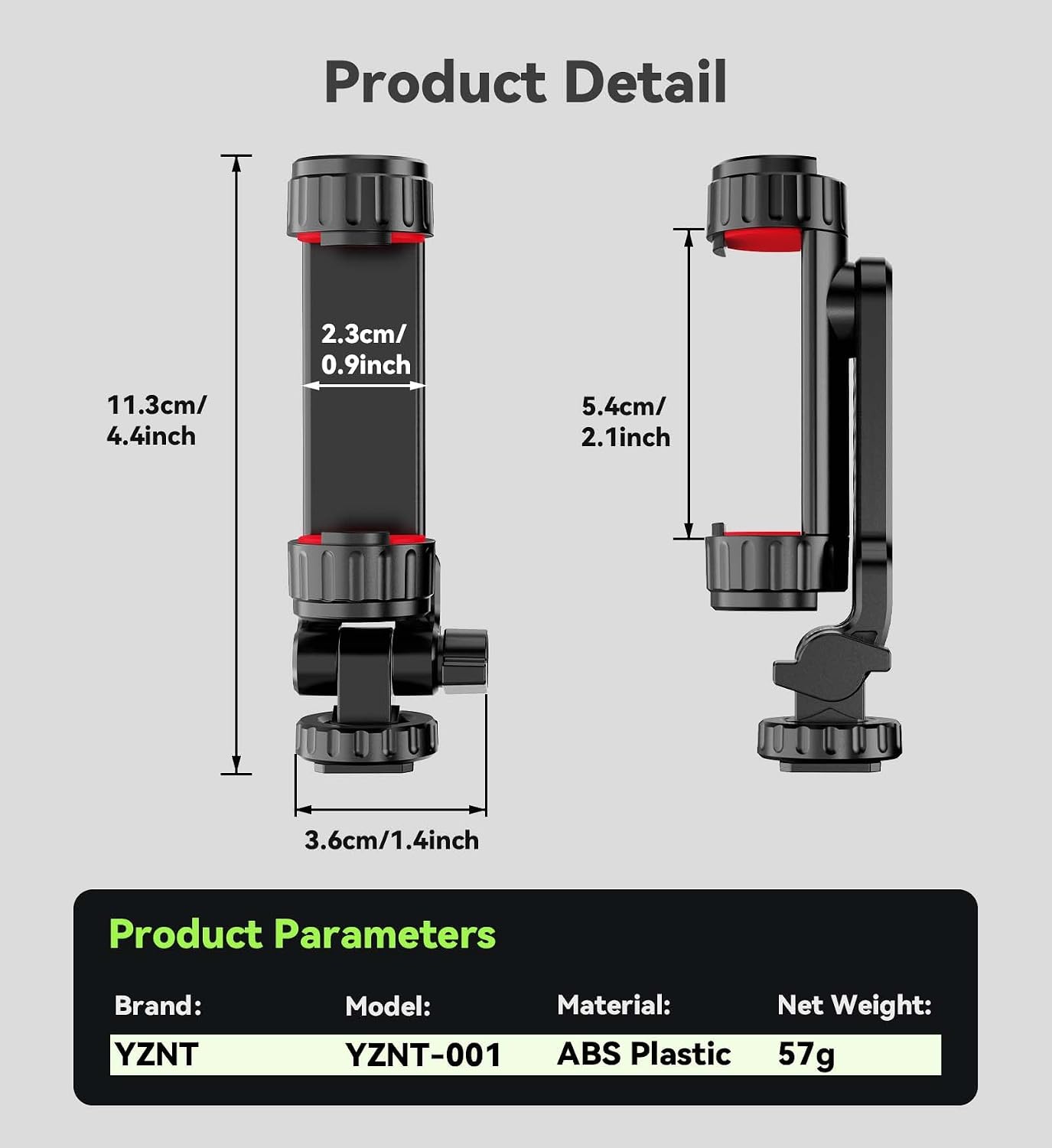 Thumbnail 6 de YZNT Phone Tripod Mount Universal 57g