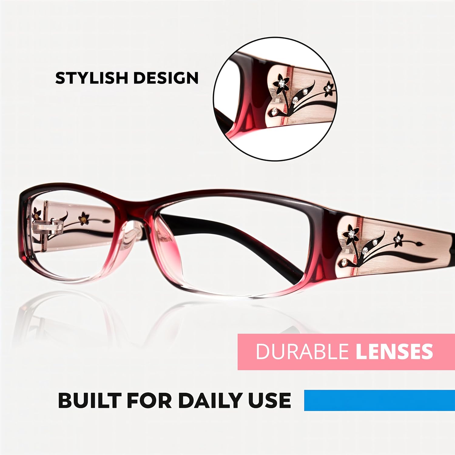 Detalle 2 de EYEBOGO Kaylee, lunettes de lecture femme