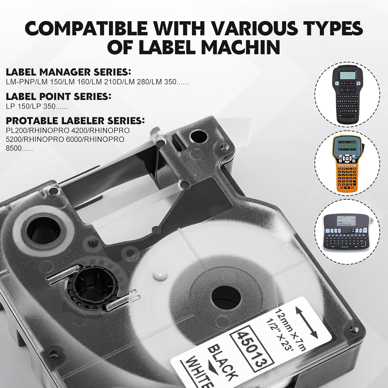 Thumbnail 3 de 5 Stücke Etikettenband 12 mm 📎
