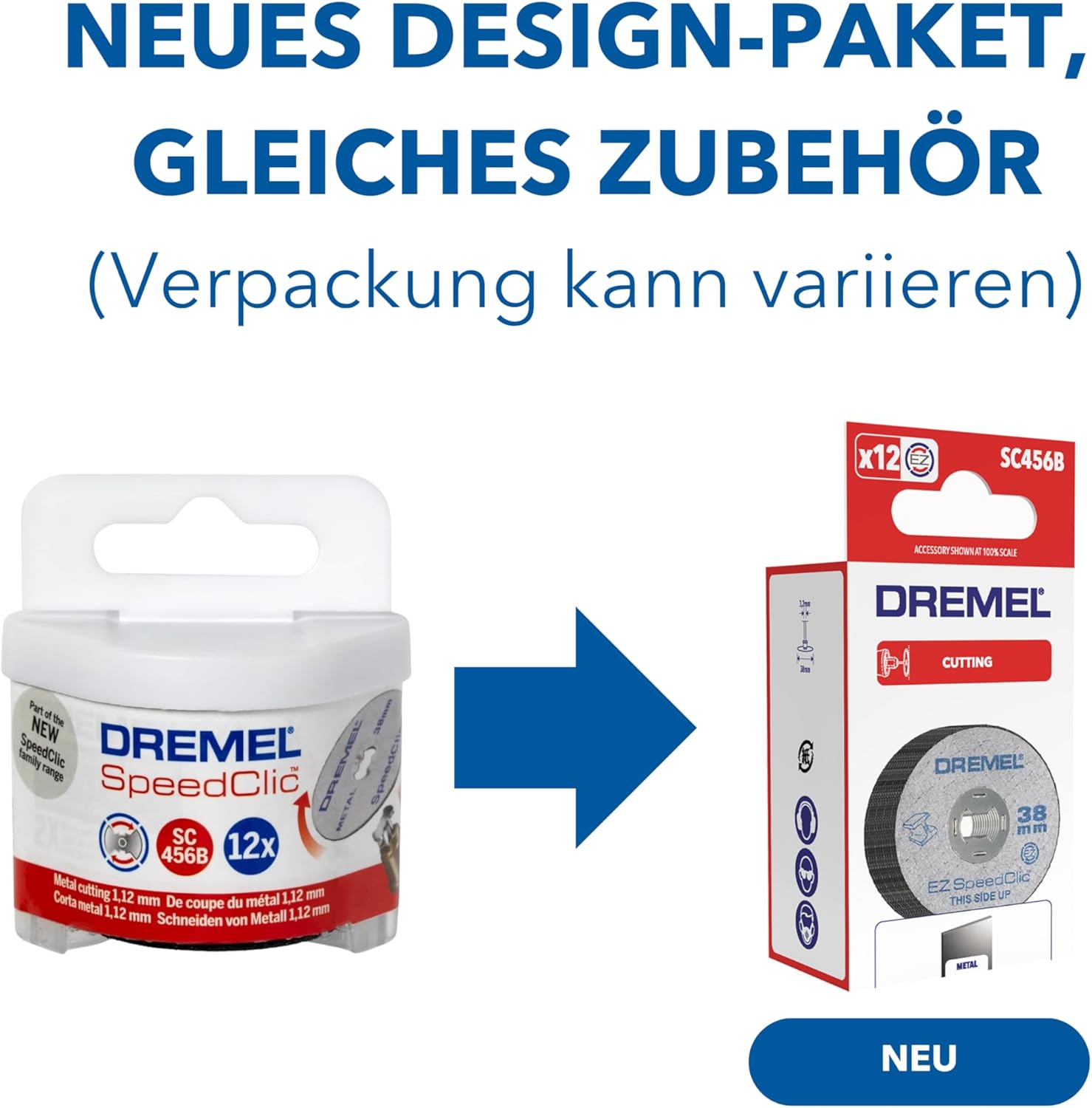 Thumbnail 4 de Dremel SpeedClic SC456B Metall-Trennscheiben – 12er Set zum präzisen Trennen von Metall und mehr