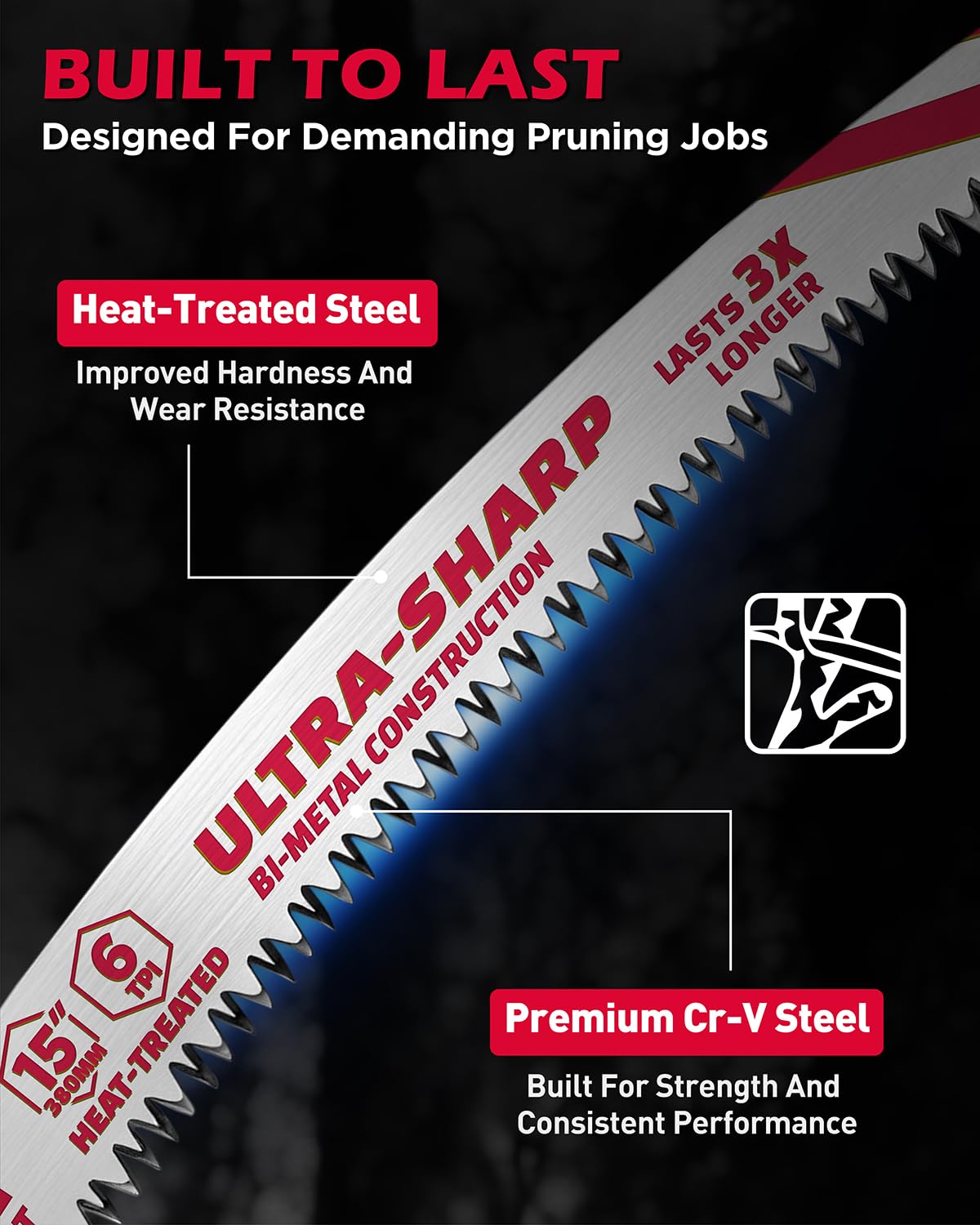 Detalle de Reciprocating Saw Blades 15-Inch