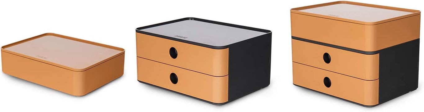 Thumbnail 4 de HAN 1110-83 SMART-ORGANIZER ALLISON: portautensili impilabile con vassoio interno e coperchio in caramel brown