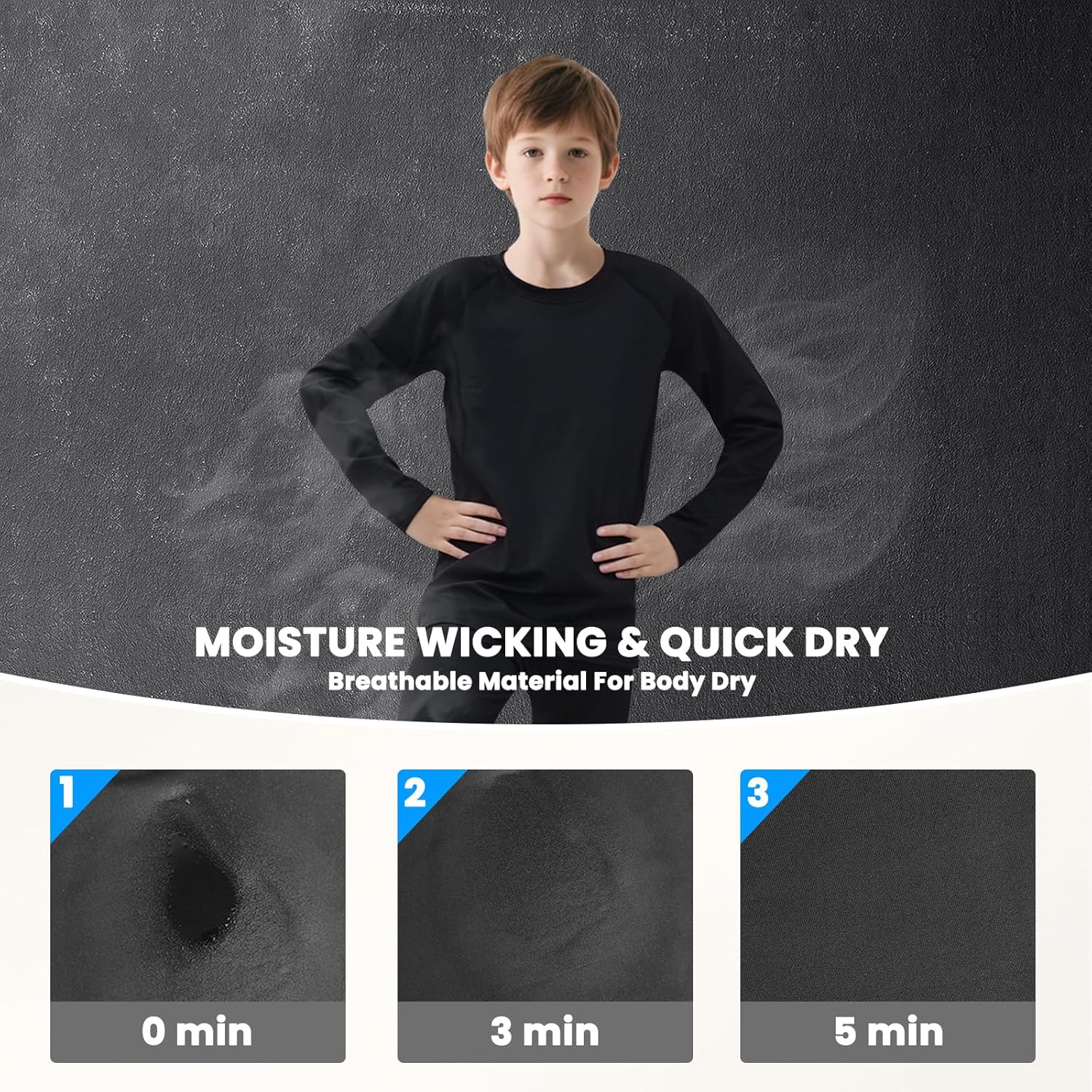 Thumbnail 4 de Kelvindra Base Layer Kids 4–13