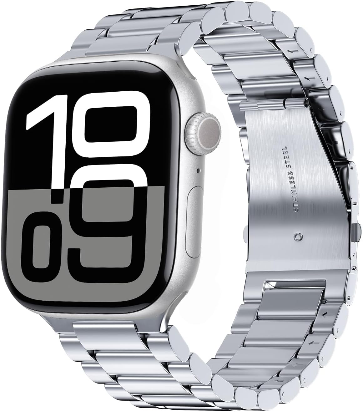 Thumbnail 1 de ARTCHE stainless steel watch strap for Apple Watch (49mm–38mm) – waterproof, adjustable metal band