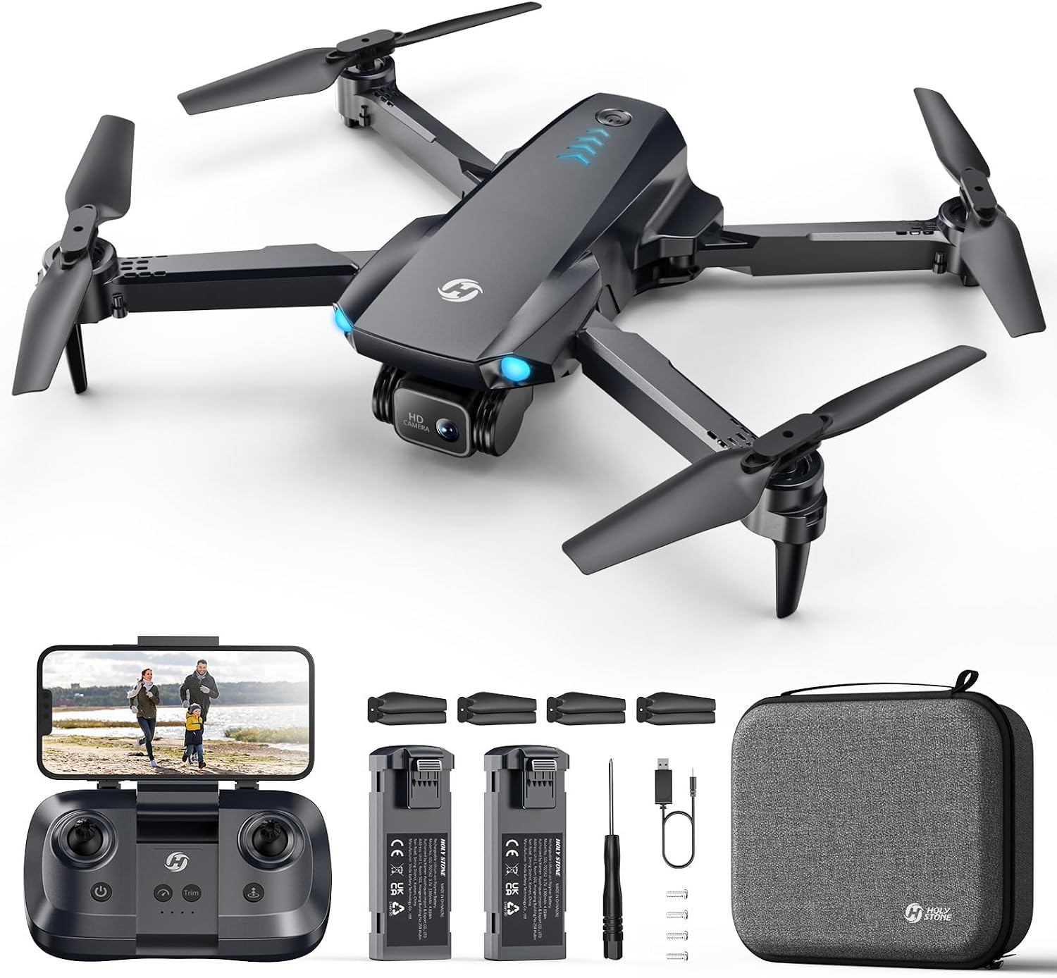 Detalle de Holy Stone HS290 1080P Foldable Drone