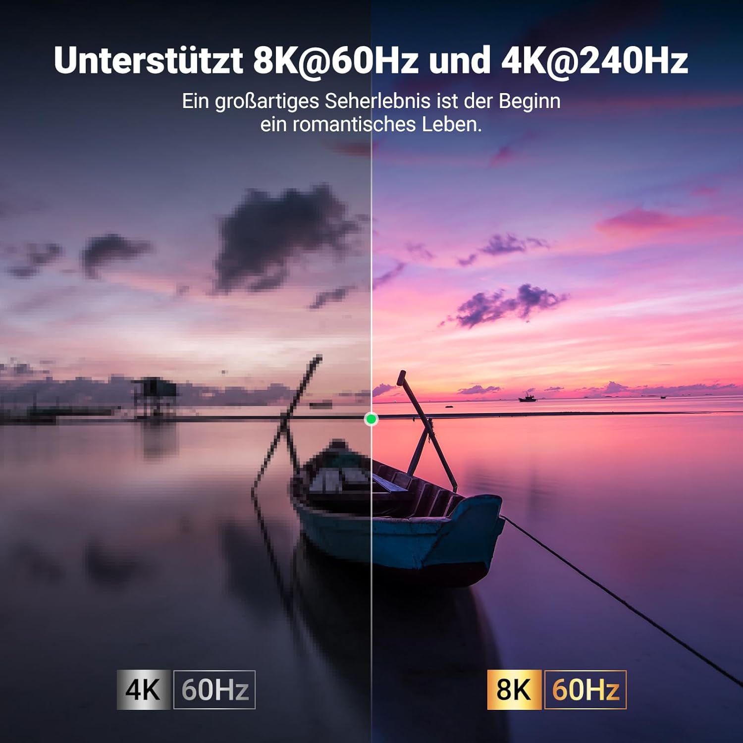 Thumbnail 1 de UGREEN HDMI 2.1 Kupplung (2 Stück) – Buchse-auf-Buchse Adapter bis 48 Gbps für 8K/10K, 4K120 & ARC (u. a. PS5, Xbox, TV, Soundbar)