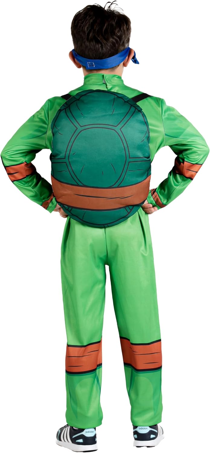 Detalle de Ninja Turtles – kostium dla dzieci 5–7 lat z pancerzem i 4 maskami