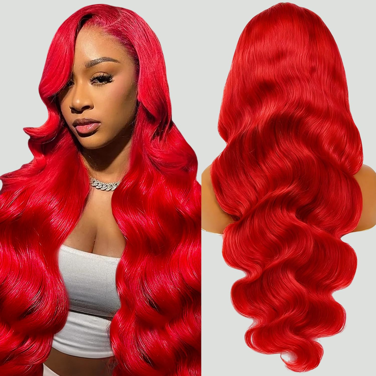 Thumbnail 6 de VERAVER 30 Inch 613 Lace Front Wig with 13x6 HD Swiss Lace, Body Wave, 200% Density, Pre Plucked (Human Hair)