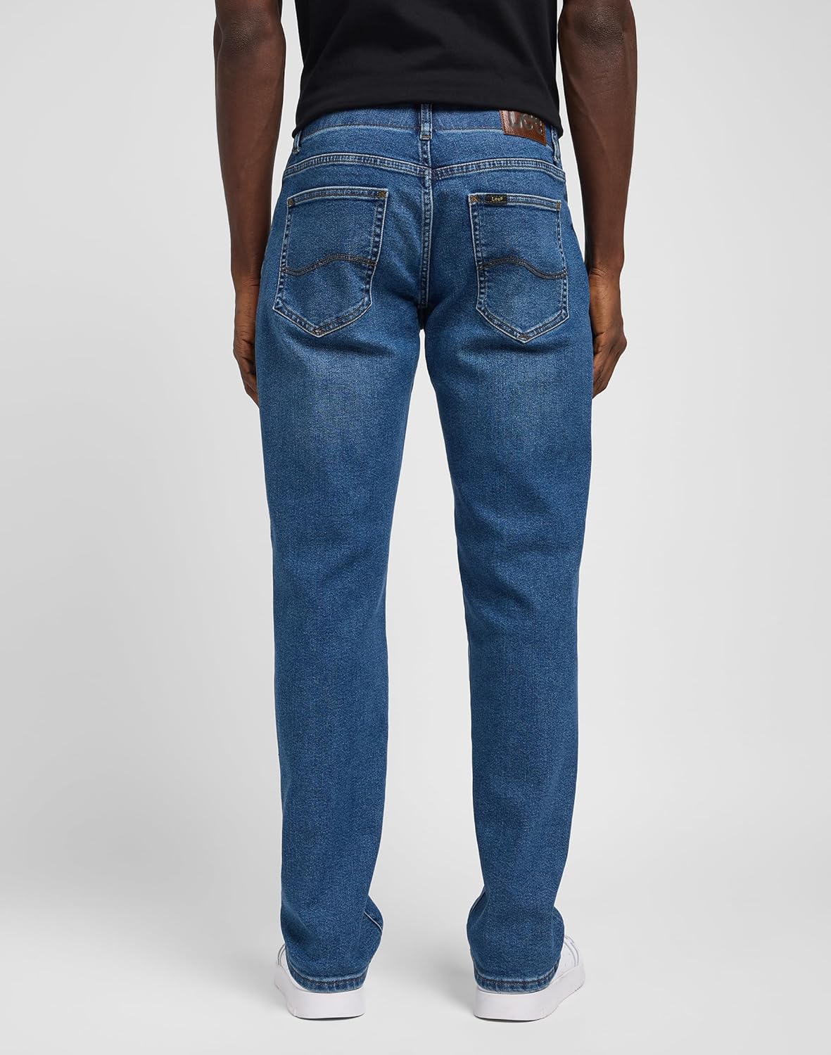 Detalle de Lee Straight Fit Xm Jeans 34W/32L 81% algodón