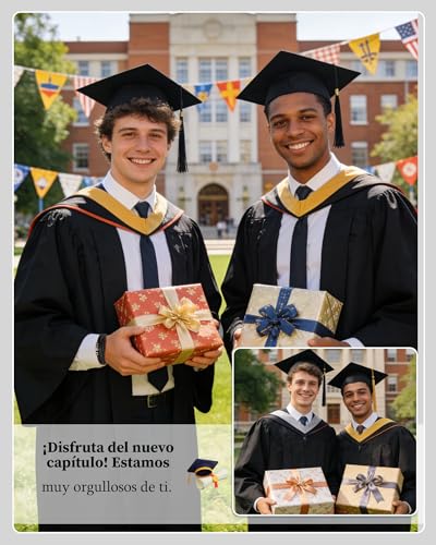 Thumbnail 2 de VU100 Pulsera de Graduación 2026 – Regalo en Cuero para Hombre y Niño, con Mensaje Motivador