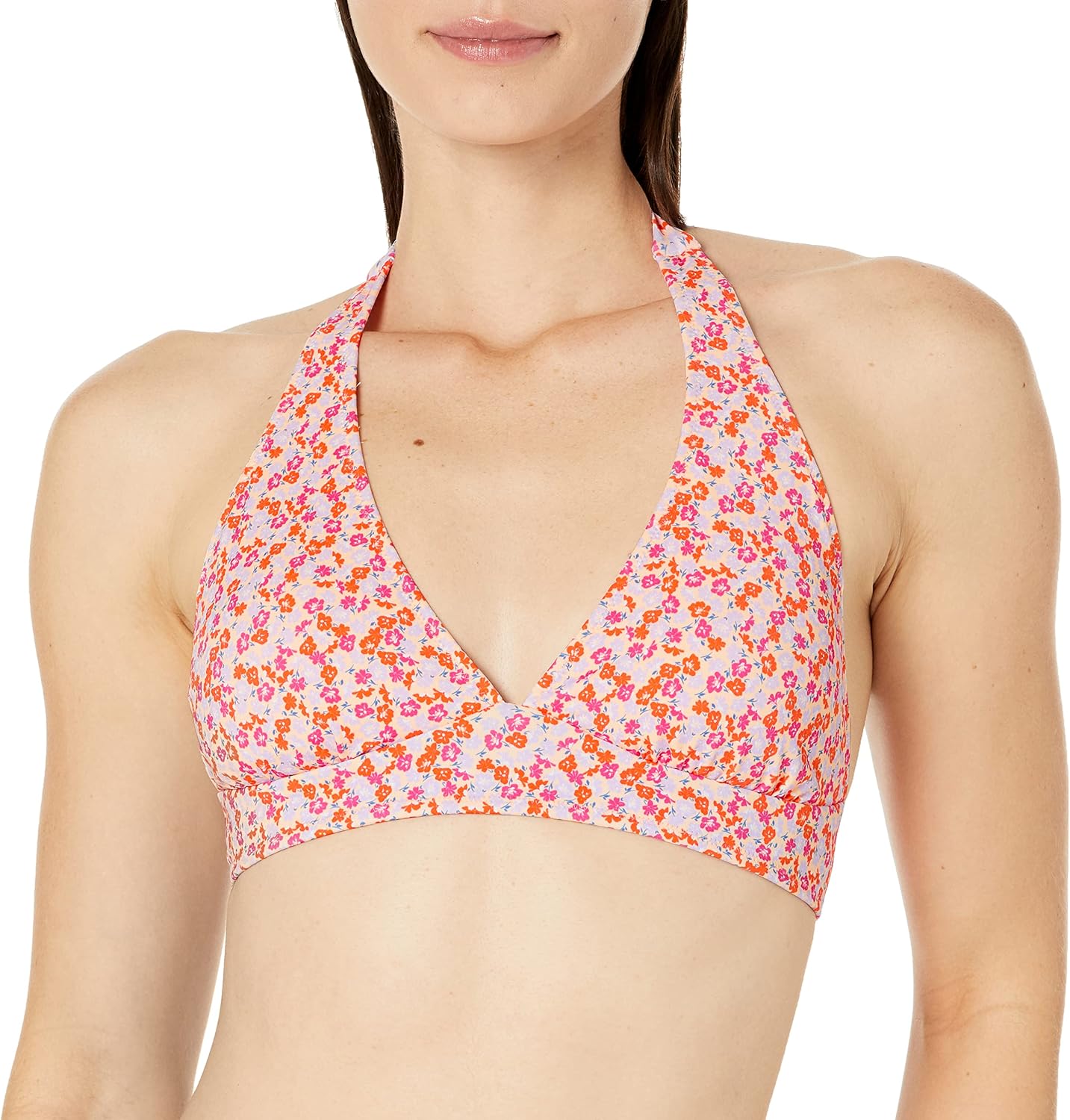 Detalle de Amazon Essentials Tie Halter Bikini Top — Light Support