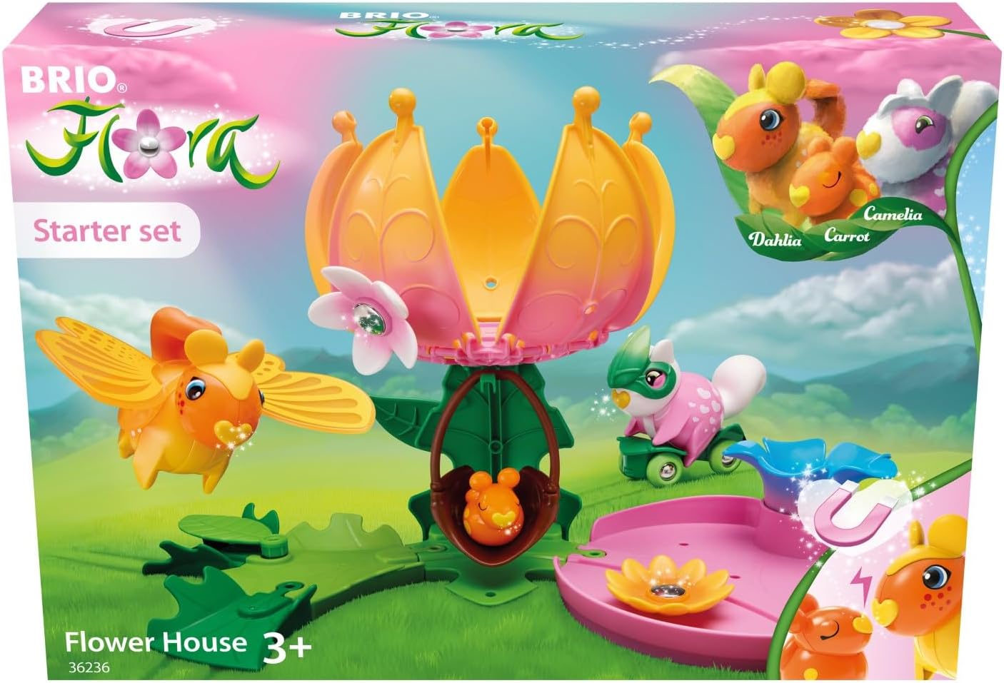 Thumbnail 6 de BRIO Flora Starter-Set Blumenhaus 19-teilig