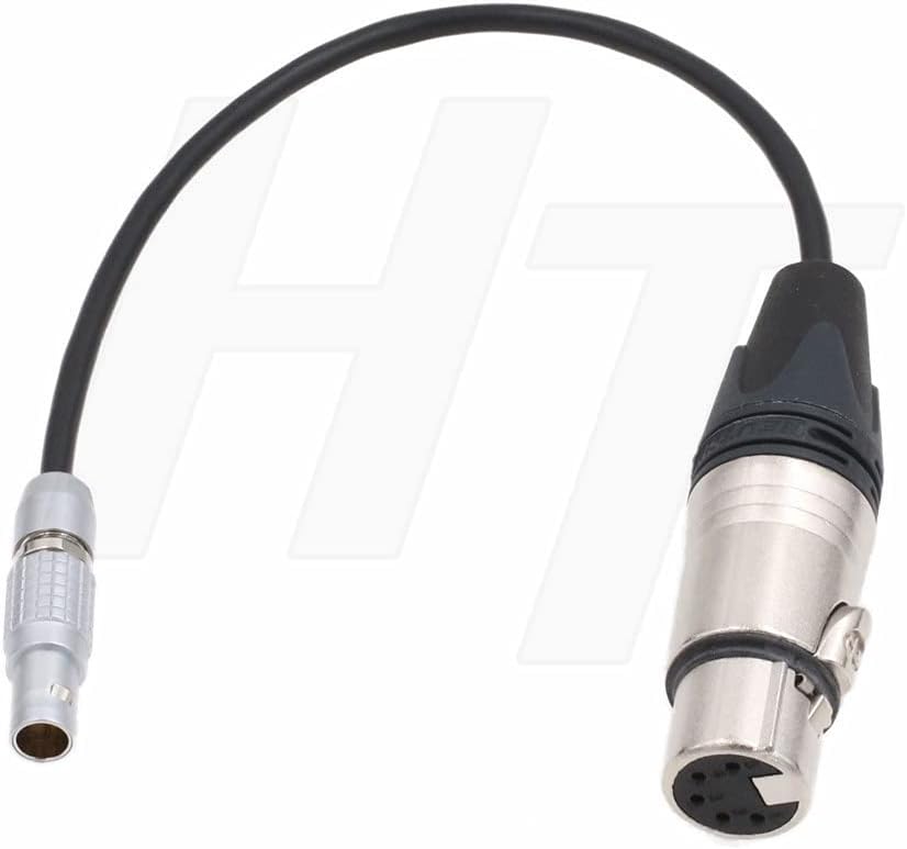Thumbnail 2 de HangTon XLR 5 Pin to 6 Pin Microphone Preamplifier Cable for ARRI Alexa Mini LF (30 cm)